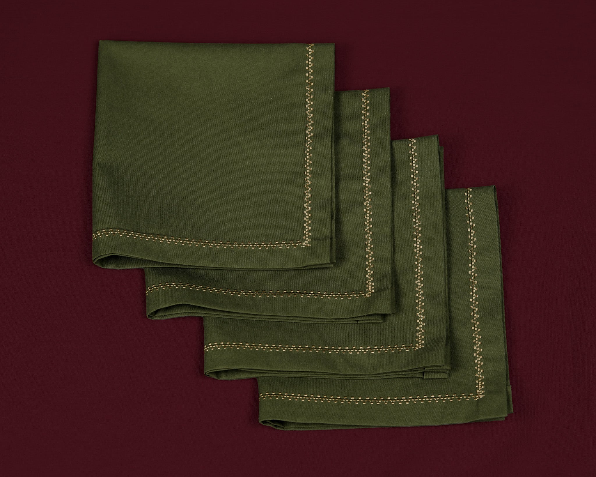 Napkins Christmas green 4 pcs