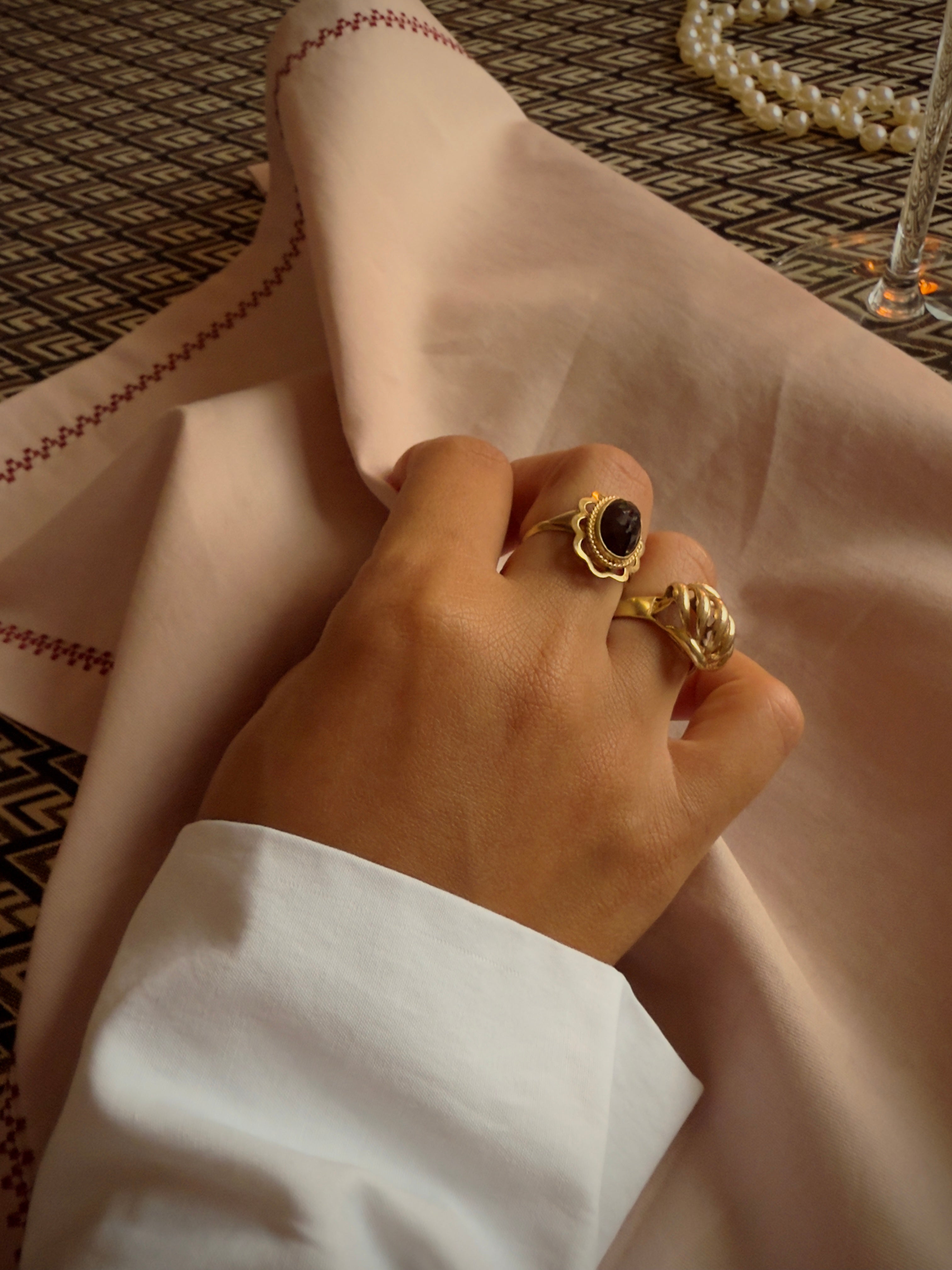 Napkins Winter Rose 4 pcs